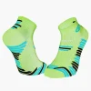Socquettes TRAIL ELITE vert-bleu