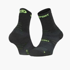 TREK+ EVO noir/vert - Chaussettes randonnée