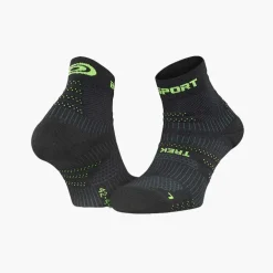 TREK EVO noir/vert - Socquettes randonnée