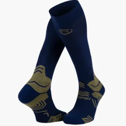 Trek GR compression Navy/Kaki- Chaussettes randonnée