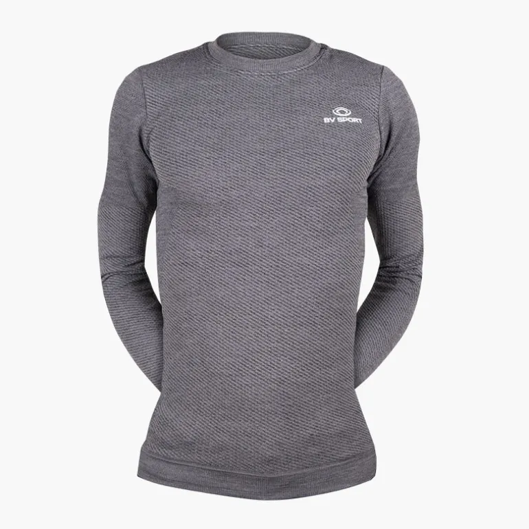 T-shirt manches longues RTECH MERINOS gris