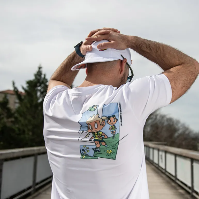 T-shirt technique DBDB blanc homme